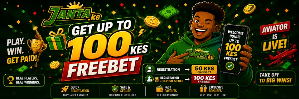 Janta.ke — Get up to 100 KES freebet. Play. Win. Get paid!
